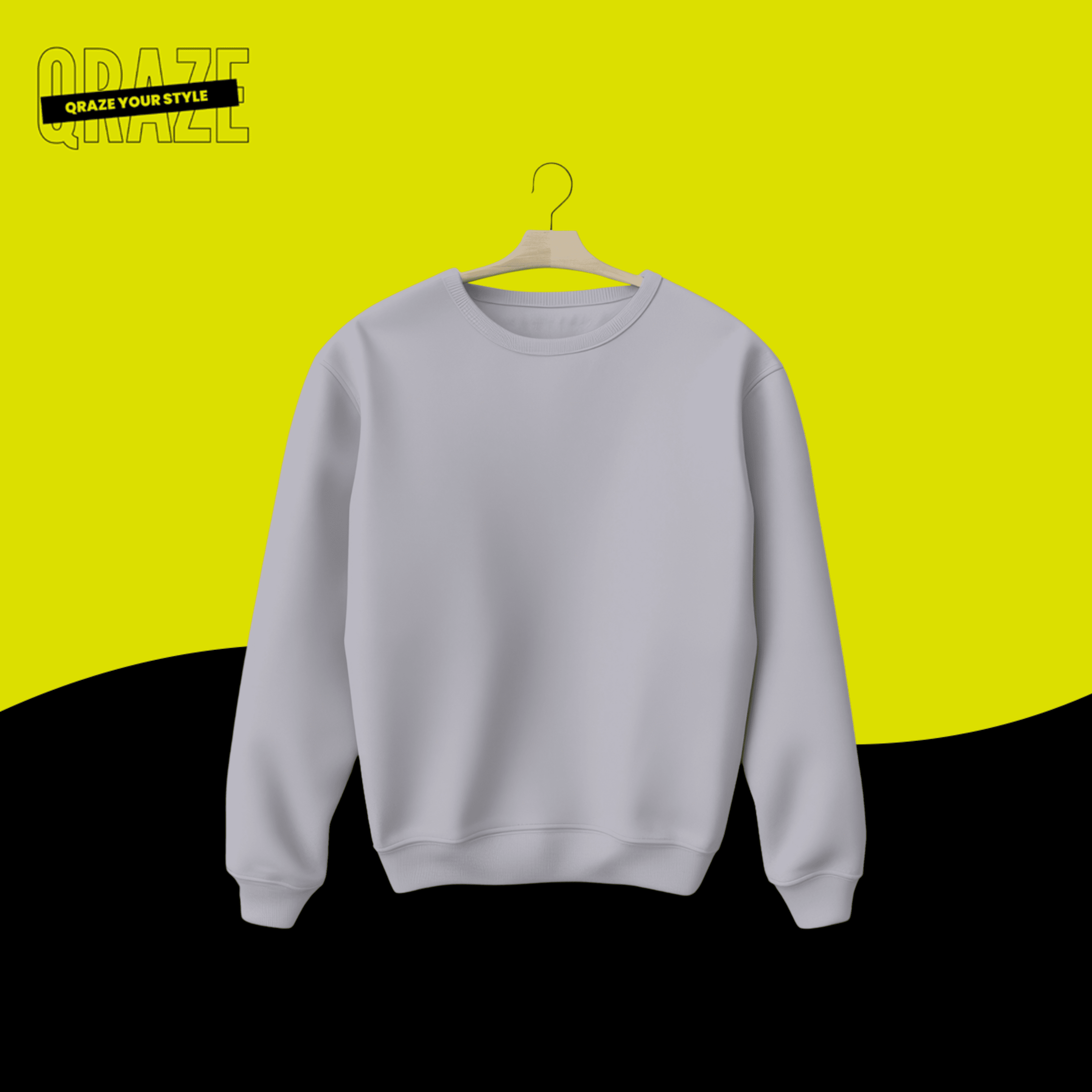 Classic Heather Grey Crewneck Sweatshirt